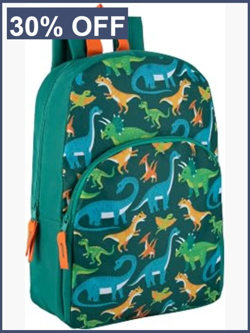Kids Backpack for Boys Girls Dinosaur Print Adjustable Padded Straps Travel